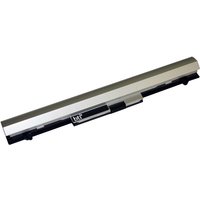 Black and silver BTI RO04 40Wh 4-cell battery for HP PROBOOK 430 440 G3, rectangular with connector strip.