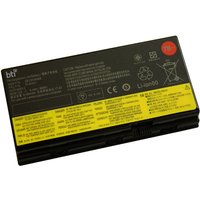Black BTI 96Wh 8-cell battery for THINKPAD P70 with yellow label and safety icons.