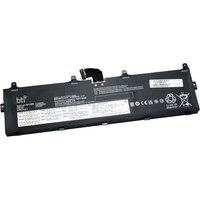 Black BTI 99Wh 6-cell battery for Lenovo ThinkPad with white label and connector on top edge.