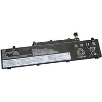 Black BTI 57Wh 3-cell battery for Lenovo ThinkPad, rectangular shape with white label and connector on top edge.