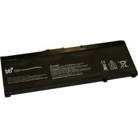 Black BTI SR04070XL-PL 4-cell battery for HP Pavilion, rectangular with white text and symbols on the surface.