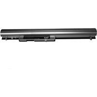 Black BTI 40Wh 4-cell laptop battery with cylindrical top and flat base for HP models.