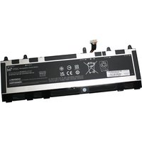Black BTI 6-cell battery with silver label, compatible with HP EliteBook and ZBook, featuring connector plug.