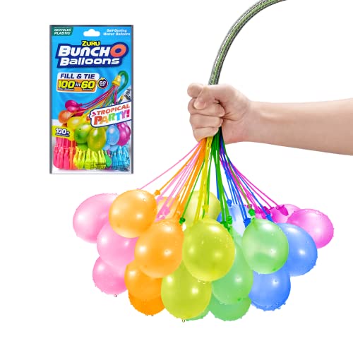 Bunch O Balloons Tropical Party 100 Water Balloons (3 Pack) by ZURU - image 2