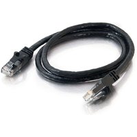Black C2G Cat6a STP 3m networking cable with RJ45 connectors and shielded twisted pair design.