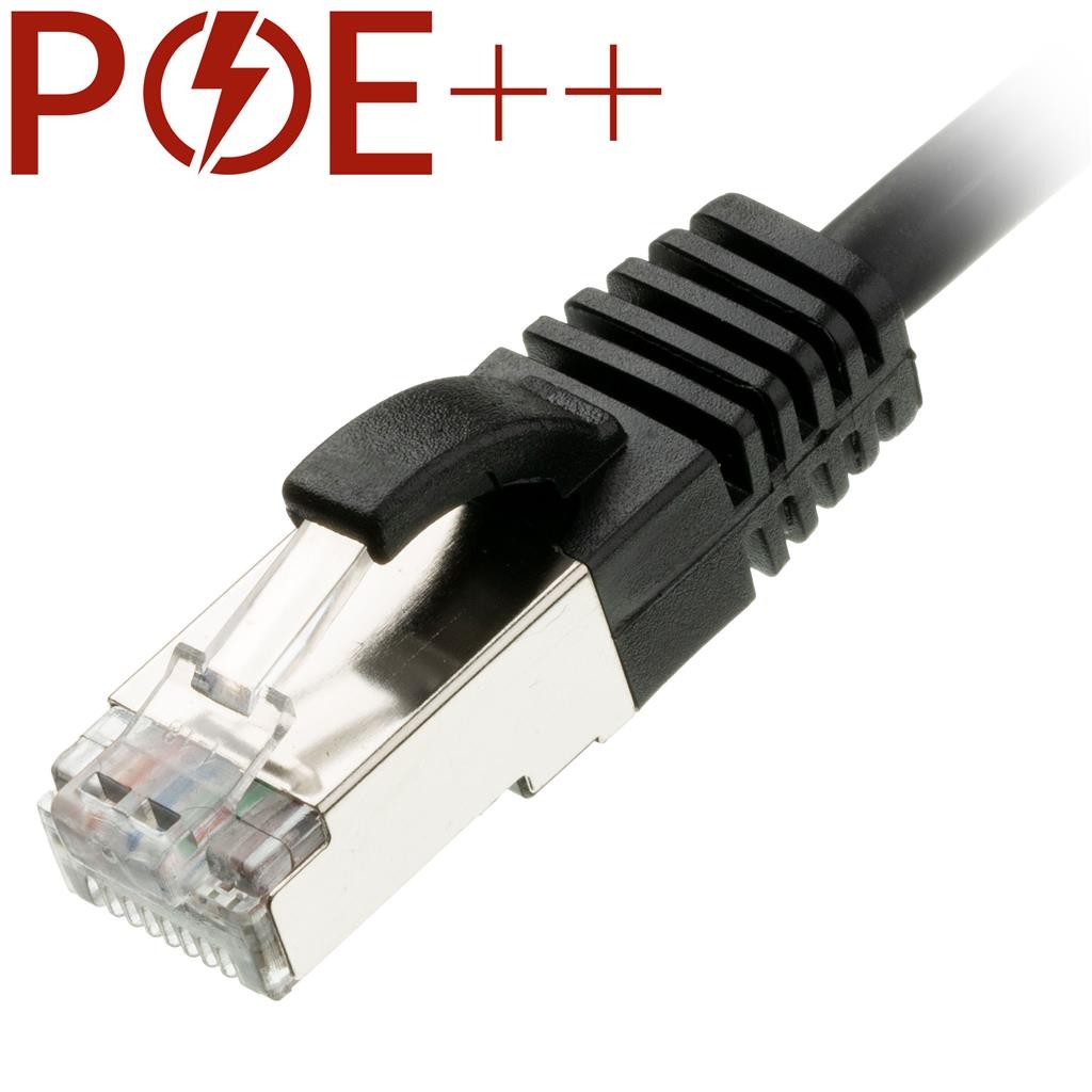 Cablenet 0.25m Cat6a RJ45 Black U/FTP LSOH 30AWG Slim Snagless Booted - image 2
