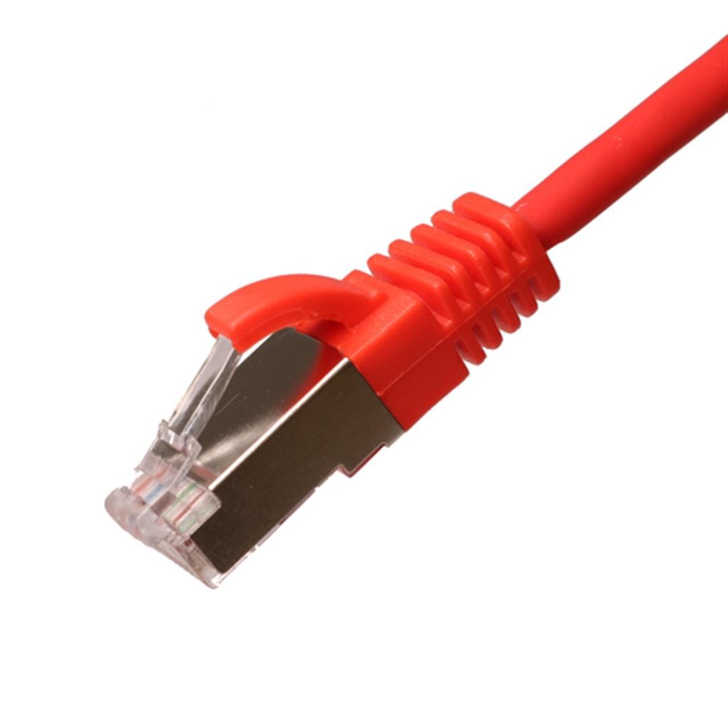 Cablenet 0.25m Cat6a RJ45 Red U/FTP LSOH 30AWG Slim Snagless Booted Pa - image 3