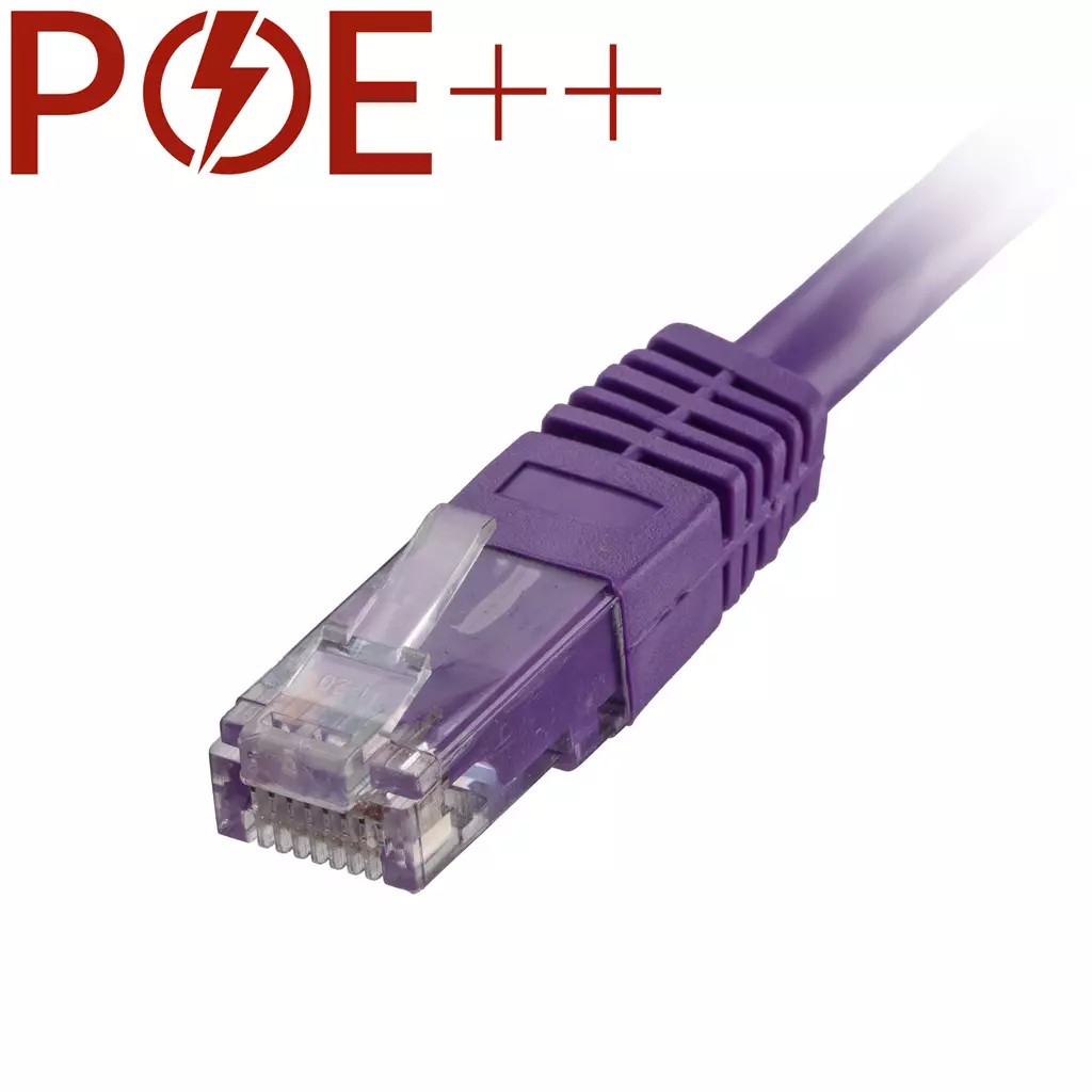 Cablenet 0.5m Cat6 RJ45 Violet U/UTP PVC 24AWG Flush Moulded Booted Pa - image 2