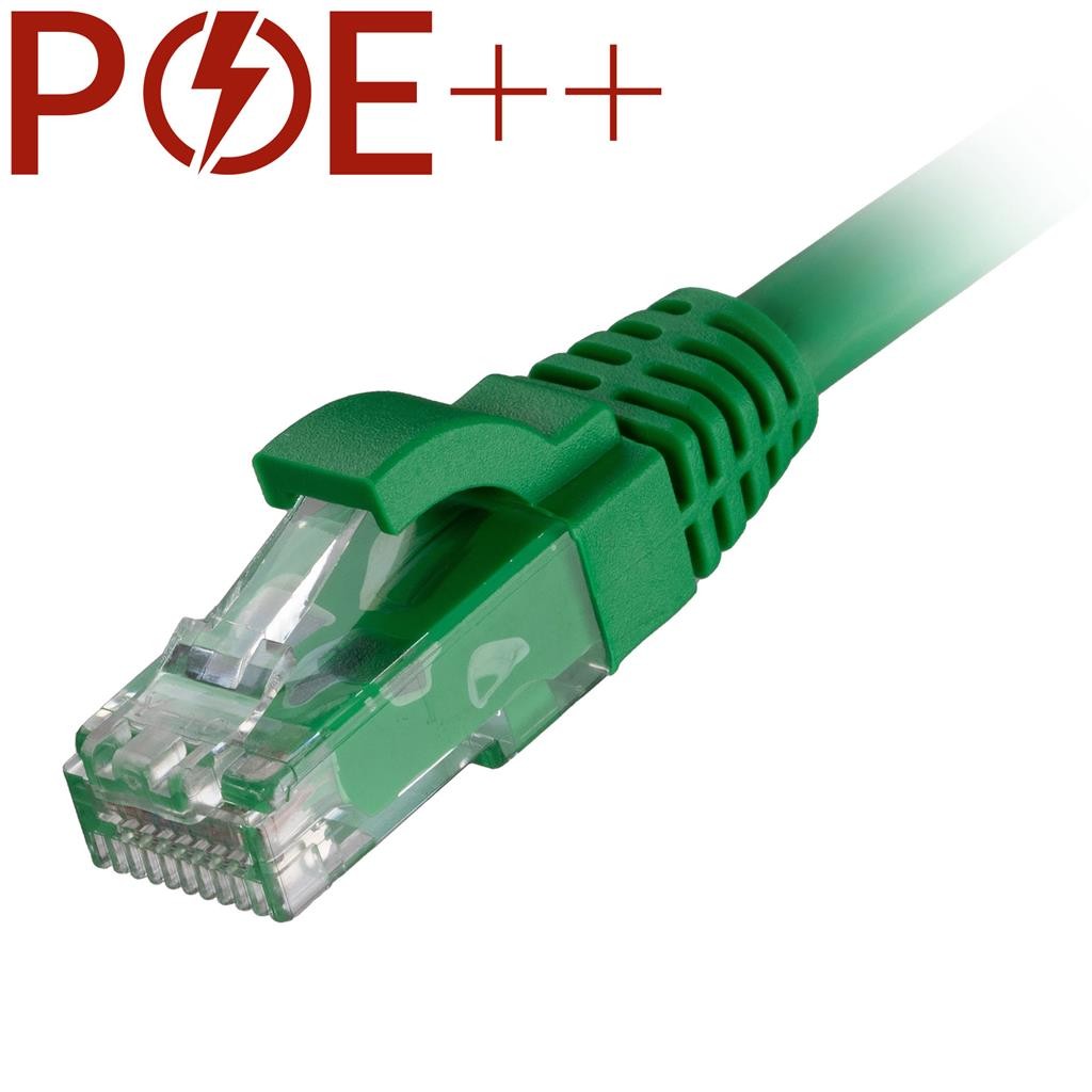 Cablenet 15m Cat6 RJ45 Green U/UTP LSOH 24AWG Snagless Booted Patch Le - image 2