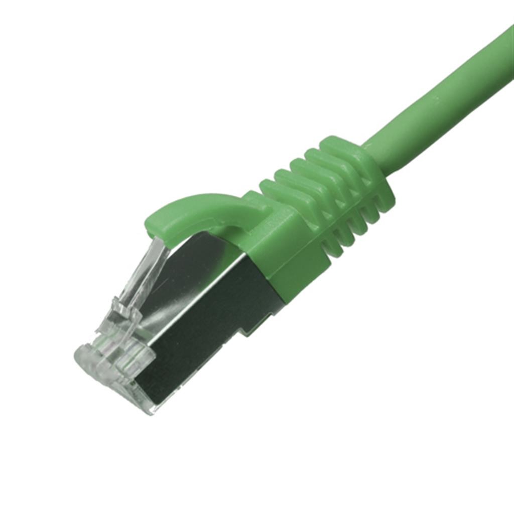 Cablenet 1m Cat6a RJ45 Green U/FTP LSOH 30AWG Slim Snagless Booted Pat - image 3
