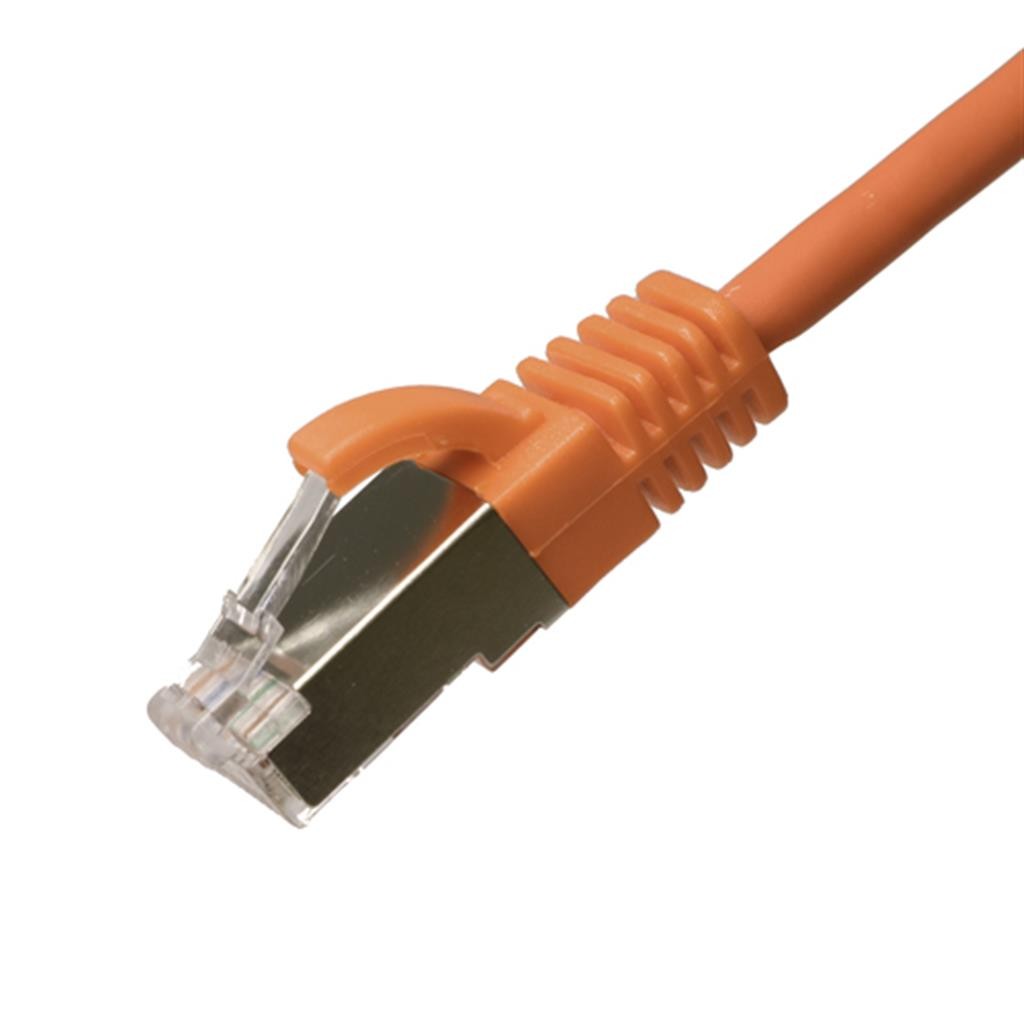 Cablenet 1m Cat6a RJ45 Orange U/FTP LSOH 30AWG Slim Snagless Booted Pa - image 3