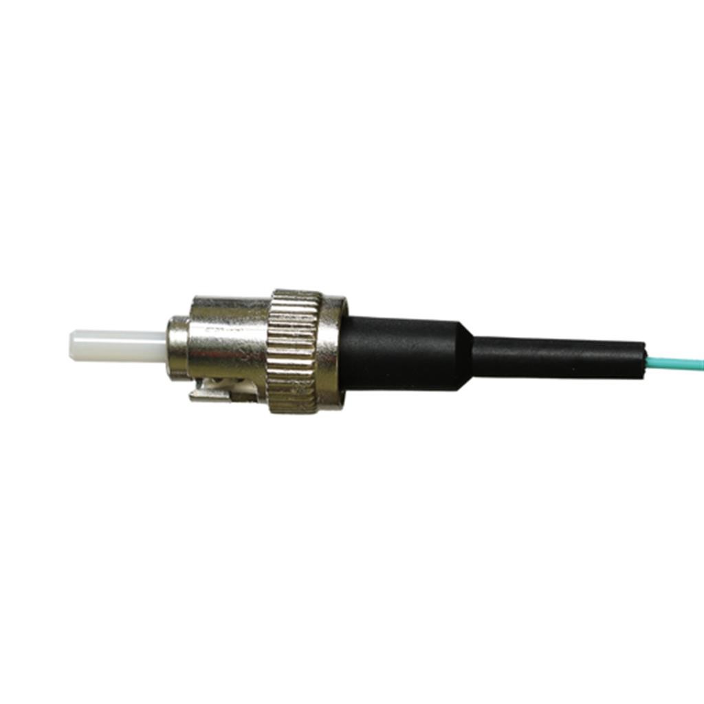 Cablenet 1m OM3 50/125 ST Pigtail Aqua Fibre Pigtail 900um - image 2