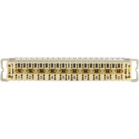 Cream Cablenet 237A 10 pair disconnection strip module with numbered slots and metal brackets.