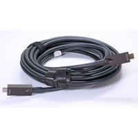 Black Cablenet 5m USB 3.2 Gen 2 USB-C cable with reinforced connectors and coiled design.