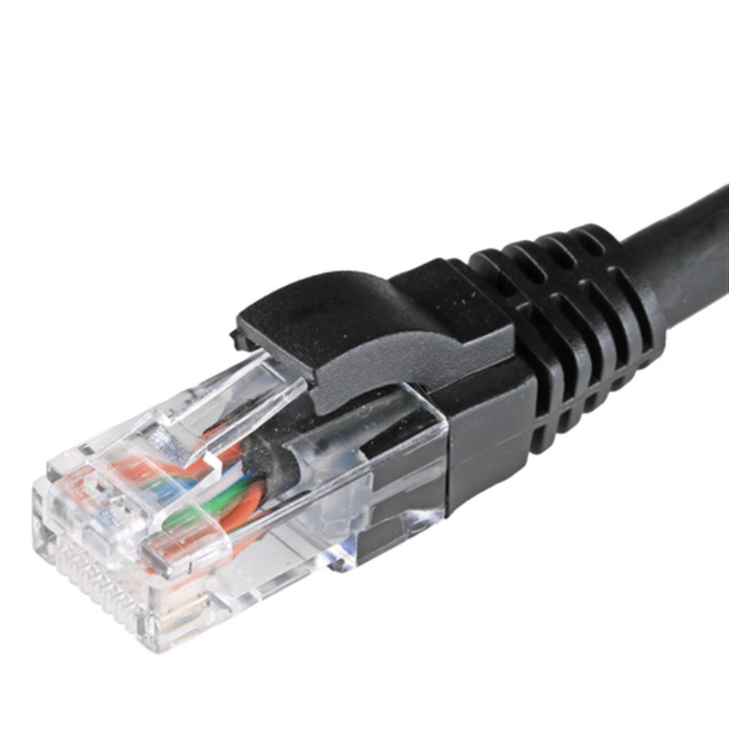 Cablenet 3m Cat5e RJ45 Black U/UTP LSOH 24AWG Snagless Booted Patch Le - image 2