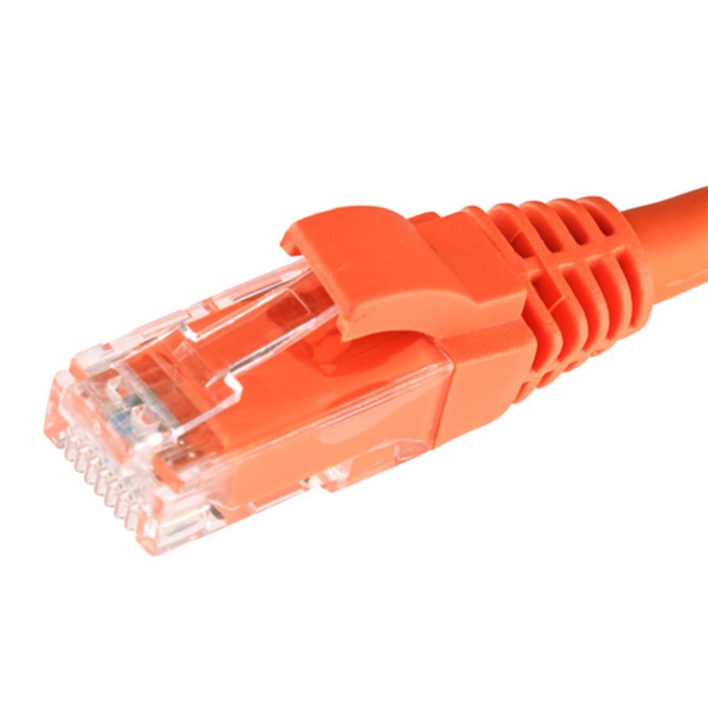 Cablenet 3m Cat5e RJ45 Orange U/UTP LSOH 24AWG Snagless Booted Patch L - image 2