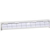 White Cablenet 51A Designation Strip with clear cover and grid-lined label area for organizing cables.