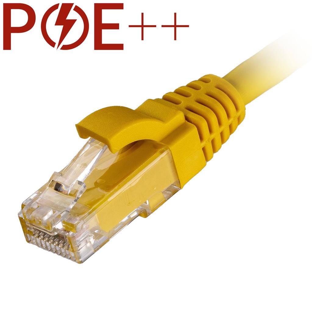 Cablenet 5m Cat6 RJ45 Yellow U/UTP LSOH 24AWG Snagless Booted Patch Le - image 2