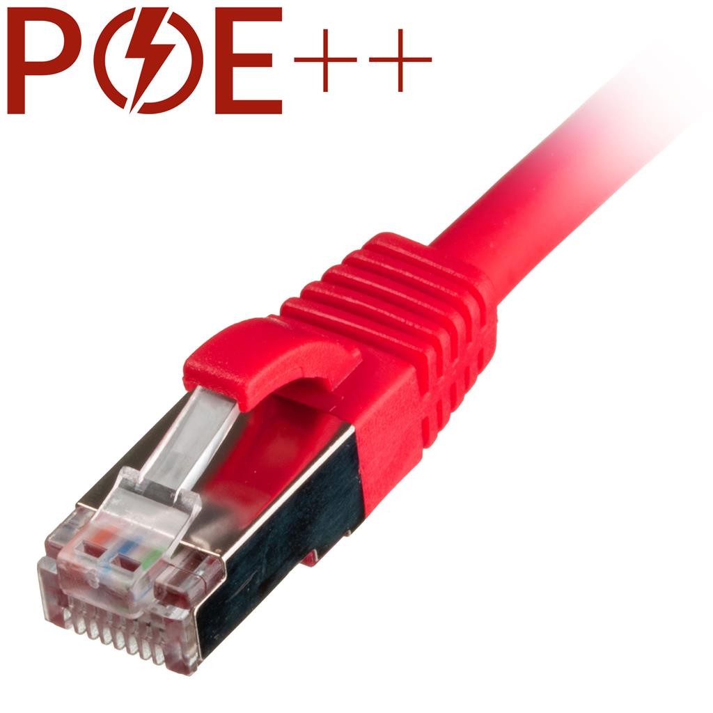 Cablenet 5m Cat6a RJ45 Red S/FTP LSOH 26AWG Snagless Booted Patch Lead - image 2