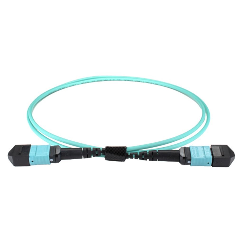 Cablenet MPO-12TC4MPO5 InfiniBand/fibre optic cable 5 m Aqua colour - image 2
