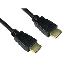 Black 1.5m HDMI cable with gold-plated Type A connectors, by Cables Direct.