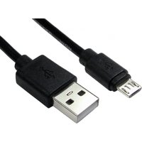 Black 3m USB 2.0 cable with USB A and Micro-USB B connectors by Cables Direct.