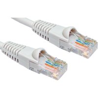 Grey 3 m Cat6 U/UTP networking cable with clear RJ45 connectors, by Cables Direct.