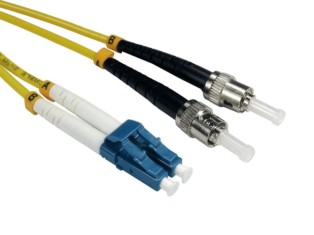 Cables Direct CDL 10MTR LC-ST SM 9/125 - YELLOW - image 2