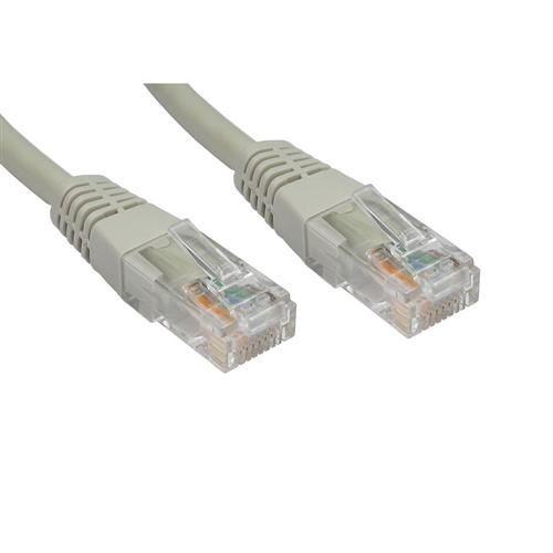 Grey 7-meter Cat6 U/UTP networking cable with transparent connectors, designed for reliable data transmission and minimal interference.