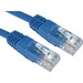 Blue U/UTP Cat6 networking cable, 30 meters long, featuring clear plastic connectors on both ends for reliable Ethernet connections.