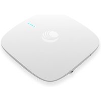 White Cambium Networks cnPilot e410 wireless access point with sleek square design and subtle logo on top.
