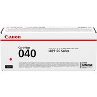 Canon 040 magenta toner cartridge in white box with red Canon logo and LBP710C Series label.