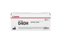 White cardboard box with red and black accents, labeled "Canon 040H" and "LBP7100C Series," indicating a high-capacity black toner cartridge.
