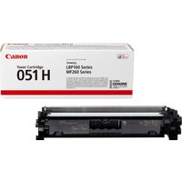Canon 051H black toner cartridge with white and red packaging for LBP160 and MF260 series printers.