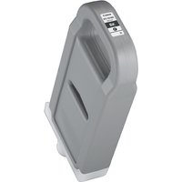 Gray Canon ink cartridge, model PFI-701BK, 700ml capacity, with black label and handle for Canon IPF 8000 printer.