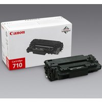 Black Canon 710 toner cartridge with box, designed for LBP-34, yields 6K pages at 5% coverage.