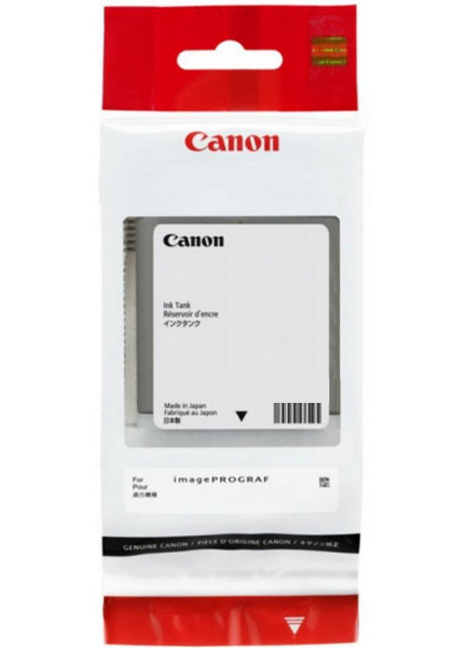 Magenta ink cartridge in a sealed white and red packaging, labeled "Canon" and "Ink Tank," designed for Canon imagePROGRAF printers, featuring a 700ml capacity.