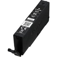 Black Canon CLI-531BK ink cartridge, rectangular with label, QR code, and CE markings, 8.2ml capacity.