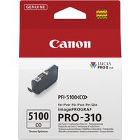 Canon PFI-5100CO Chroma Optimizer ink cartridge in white and red packaging with imagePROGRAF PRO-310 label.