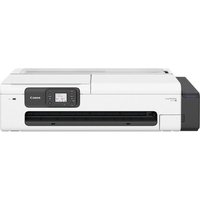 White Canon imagePROGRAF TC-21M large format printer with LCD screen, Wi-Fi, Ethernet LAN, and inkjet technology.