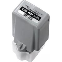 Gray Canon LUCIA PRO II ink cartridge with barcode and matte black label, rectangular shape with a white base.