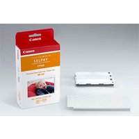 Canon RP-54 printer ribbon with white cartridge and red packaging featuring a child’s photo on the front.