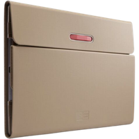 Beige Case Logic SnapView iPad Air cover with red accent and slim design.