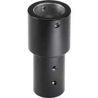 Black cylindrical Chief CPA261 projector accessory with threaded top and multiple holes for mounting.
