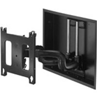 Black Chief PNRIWUB TV mount with adjustable arm and wall bracket, featuring cable management channels.
