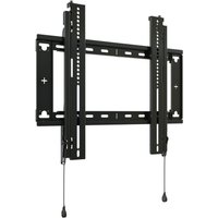Black Chief RMF3 TV mount/stand for 65" screens, with adjustable brackets and cable management.