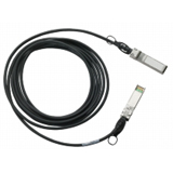 Black 3.3 ft Cisco SFP+ Copper Twinax Cable with metal SFP+ connectors on both ends, designed for direct attachment to compatible Cisco network devices.