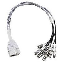 White Cisco WLAN access point adapter with multiple black cables and silver connectors.