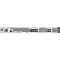 Cisco C8500L-8S4X network switch, 1U, white, with multiple Ethernet ports and ventilation grilles.