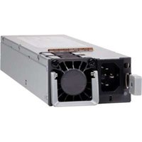 Rectangular Cisco power supply with cooling fan, black connector port, and silver casing.